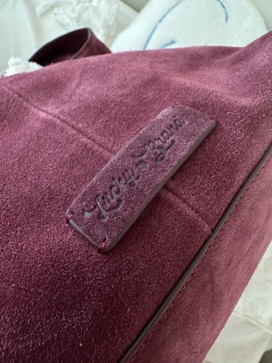 Lucky Brand Bow Bag Mini Burgundy - Picture 4 of 4